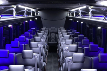 Santa Clarita Charter Bus Interior
