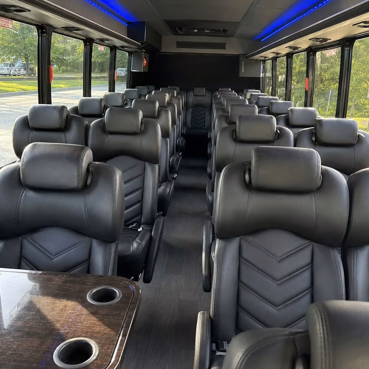 25 passenger minibus inside