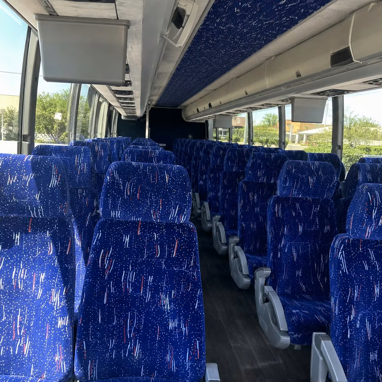 santa clarita charter bus interior